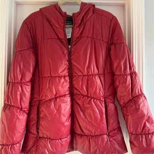 Patagonia Women's Cherry Red Puffer Jacket